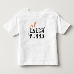 Simple Daddy Bunny Easter Typography   T-Shirt