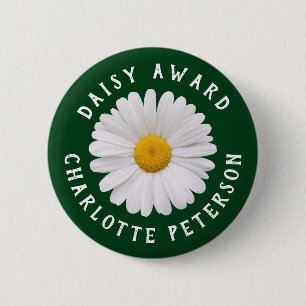 Simple Daisy Award 6 Cm Round Badge