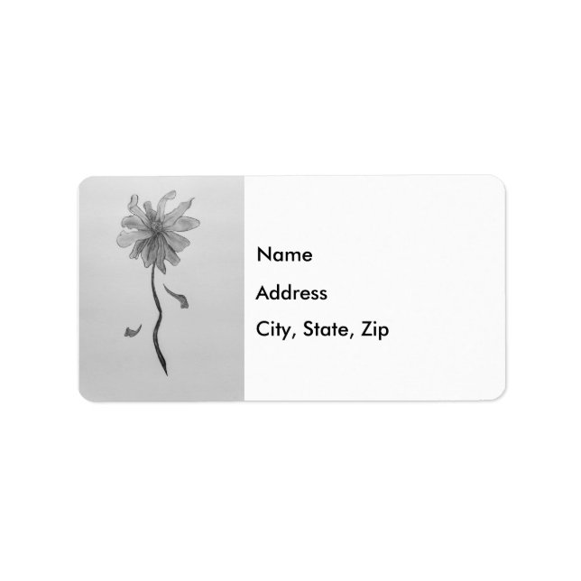 Simple Daisy Label (Front)