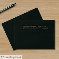 Simple Dark Green and Gold Typographic