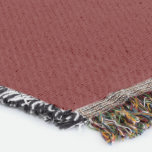 Simple Dark Red Authority® Cotton Throw Blanket<br><div class="desc">We Choose The Best Products To The Best Customers ..</div>
