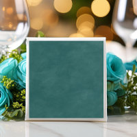 Simple Dark Teal Colour Editable Watercolor