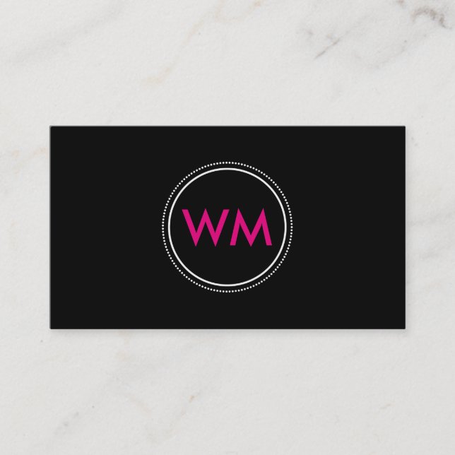 Simple | Decorative Rings II Business Card (Front)