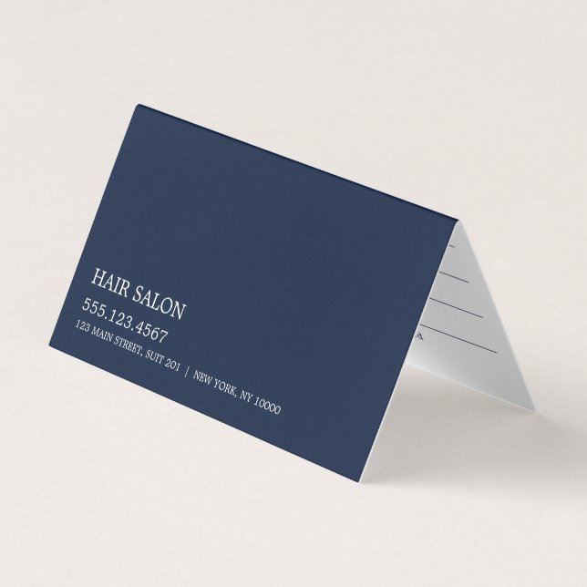Simple Design Appointment Card (Front)