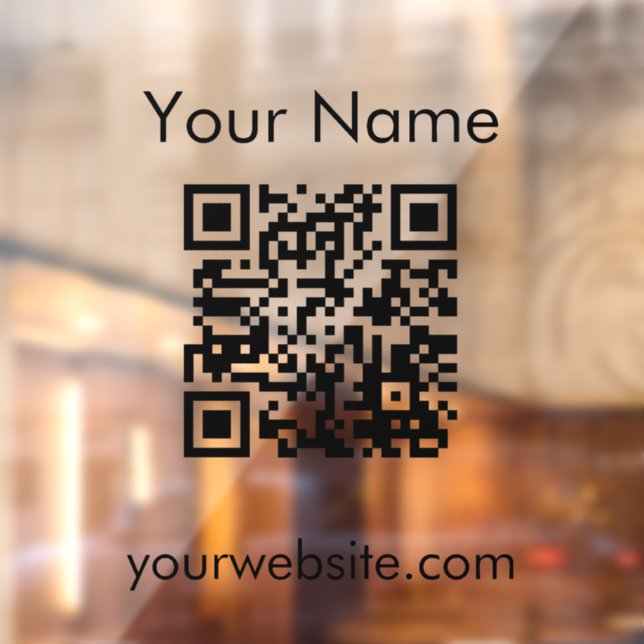 Simple design for your biznes Window Cling (Sheet 2)