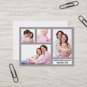 Simple Design Photography Images Contact Card