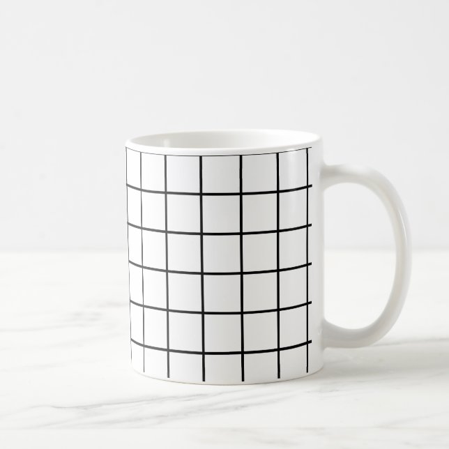 Simple design Plaid Square Pattern - Mug (Right)