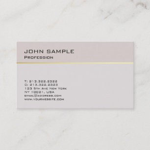 Simple Design Professional Elegant Real Estate Business Card