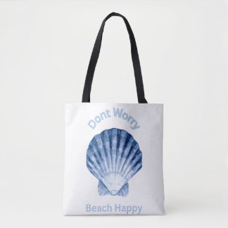 Simple design seashell tote bag