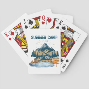Simple Design Summer Camp Playing Cards