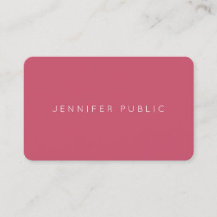 Simple Design Trend Colours Template Professional Business Card