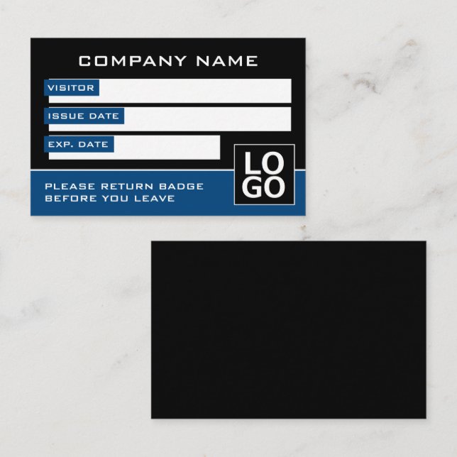 Simple Design, Visitor Cards (Front/Back)