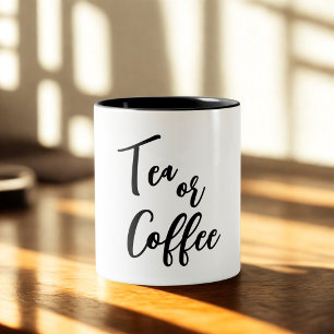 Simple Designed Two-Tone Coffee Mug