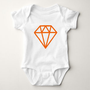 Simple Diamond Baby Bodysuit