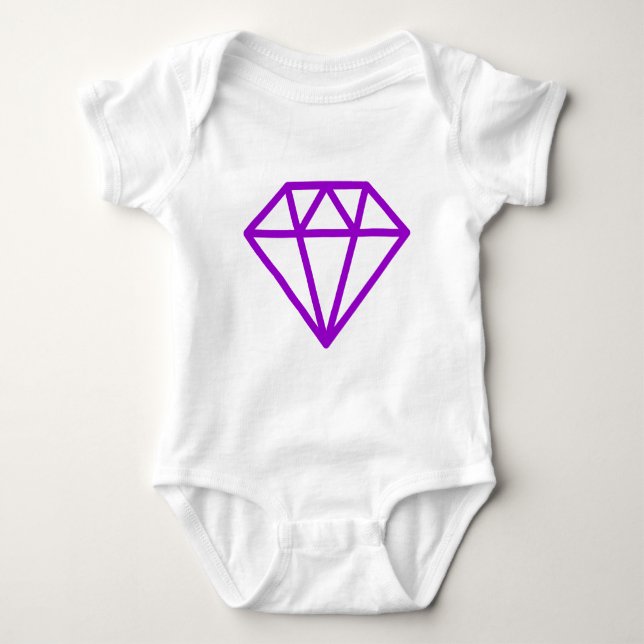 Simple Diamond Baby Bodysuit (Front)