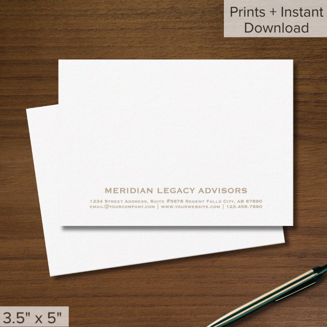 Simple Digital Business Note Card (Creator Uploaded)