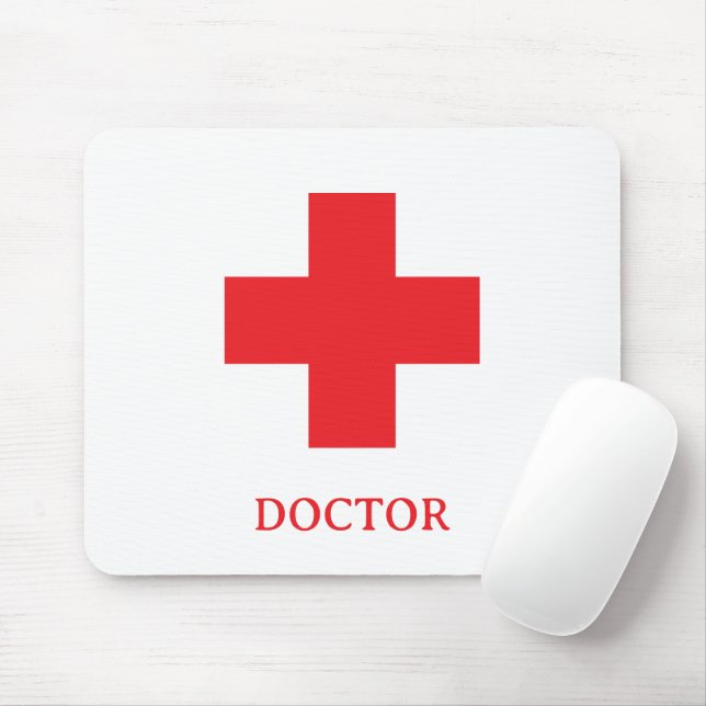 Simple Doctor MEDIC & First Aid, Cross, Ambulance, Mouse Pad (With Mouse)