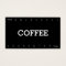 Simple Double Number Loyalty Coffee Punch-Card