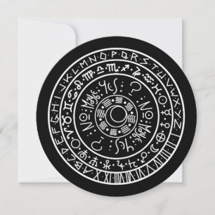 Simple Dowsing 5.25" Pendulum Circle Card