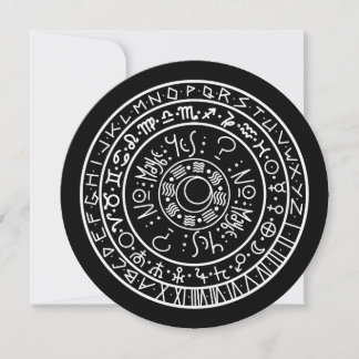 Simple Dowsing 5.25" Pendulum Circle Card