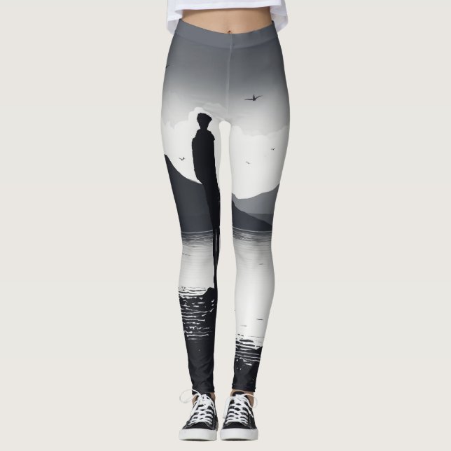 simple d'une person print legging (Front)