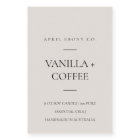 SIMPLE DUSKY EGG IVORY WHITE MINIMAL MODERN CANDLE