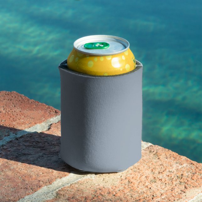 Simple dusty dove blue colour can cooler (In Situ Pool)