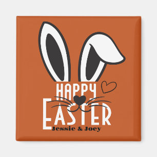 simple easter bunny simple cute family custom magnet