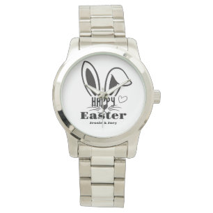 simple easter bunny simple cute family custom  watch