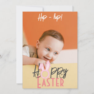 simple easter bunny simple for cute kids photo hol holiday card