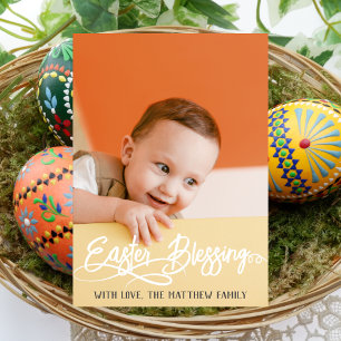simple easter bunny simple for cute kids photo holiday card