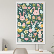 Simple Easter Modern Spring Print Wall Decor