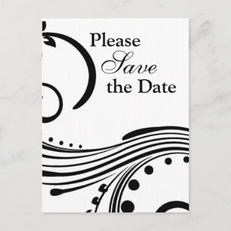 Simple Elegance Announcement Postcard