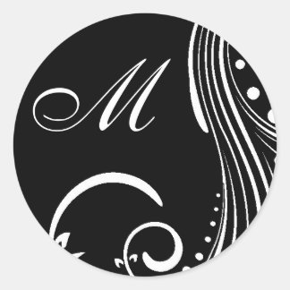 Simple Elegance Classic Round Sticker