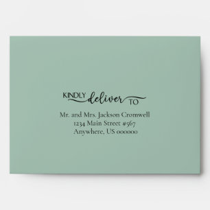 Simple Elegance - Eucalyptus Envelope
