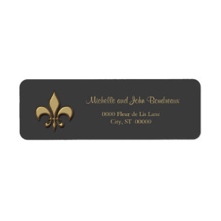 Simple Elegance Gold Fleur de Lis