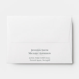 Simple Elegance Script Modern Wedding Envelope