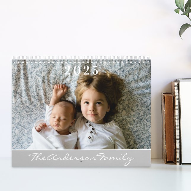 Simple Elegant 2025 Photo Calendar (Creator Uploaded)