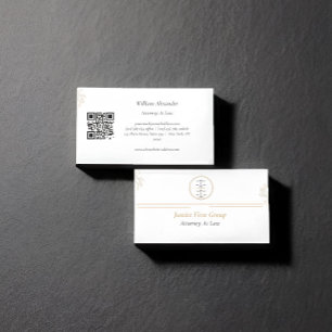 Simple elegant Attorney/ Lawyer Business Card