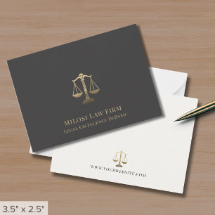 Simple Elegant Attorney Lawyer Card