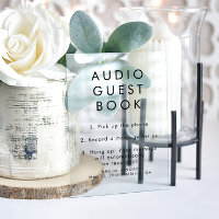 Simple Elegant Audio Guestbook Wedding