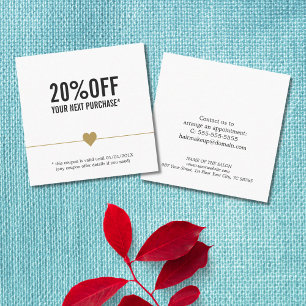 Simple Elegant Beauty Salon Coupon