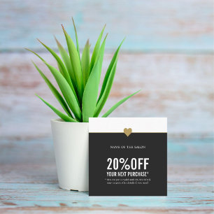 Simple Elegant Beauty Salon Coupon