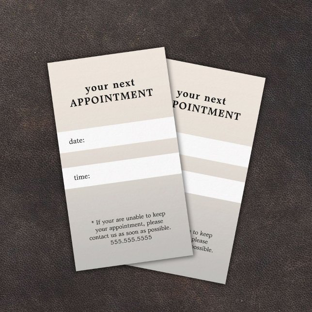 Simple Elegant Black Silver Beauty Appointment (Creator Uploaded)