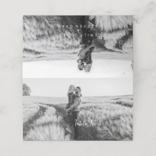 Simple Elegant Boho Wedding Table No Photo Card