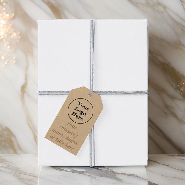 Simple elegant brown gift tags (Creator Uploaded)