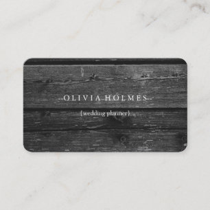 Simple Elegant Brown Leather Look Professional Business Card