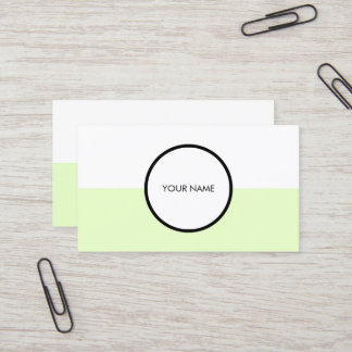 Simple elegant business card