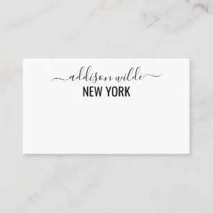 Simple & Elegant Business – Clean & Professional Card