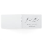 Simple Elegant Calligraphy Black & White Wedding